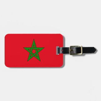 Etiqueta Para Maletas Bandera de la identificación fácil de Marruecos