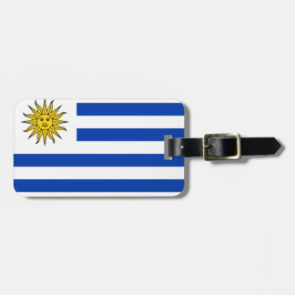 Etiqueta Para Maletas Bandera de la identificación fácil de Uruguay
