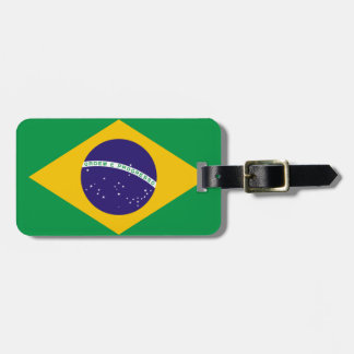 Etiqueta Para Maletas Bandera de la identificación fácil del Brasil