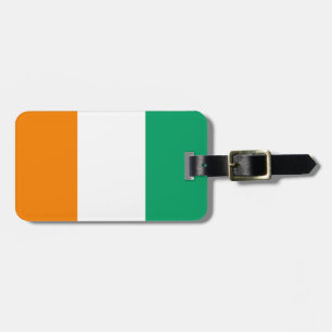 Etiqueta Para Maletas Bandera de la identificación fácil del d'Ivoire de