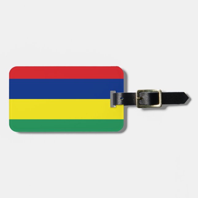 Etiqueta Para Maletas Bandera de la identificación fácil personal de (Frente Horizontal)