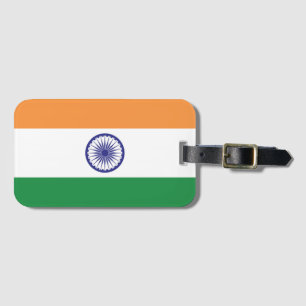Etiqueta Para Maletas Bandera de la India