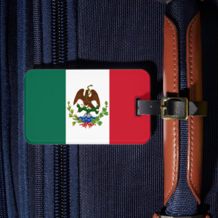 Etiqueta Para Maletas Bandera de la República Mexicana: 1824-1835, Santa