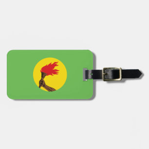 Etiqueta Para Maletas Bandera de la República Zaire - República Democrát