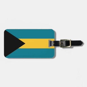 Etiqueta Para Maletas Bandera de las Bahamas