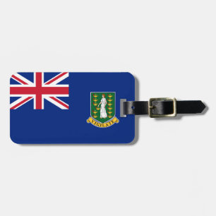 Etiqueta Para Maletas Bandera de las Islas Vírgenes Británicas
