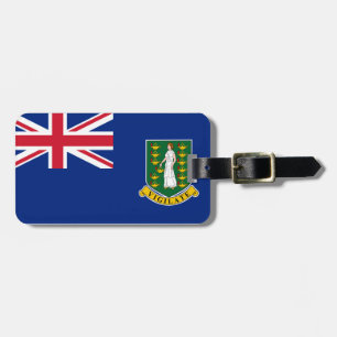 Etiqueta Para Maletas Bandera de las Islas Vírgenes Británicas