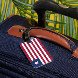 Etiqueta Para Maletas Bandera de Liberia