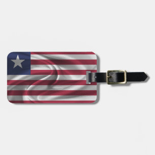 Etiqueta Para Maletas Bandera De Liberia