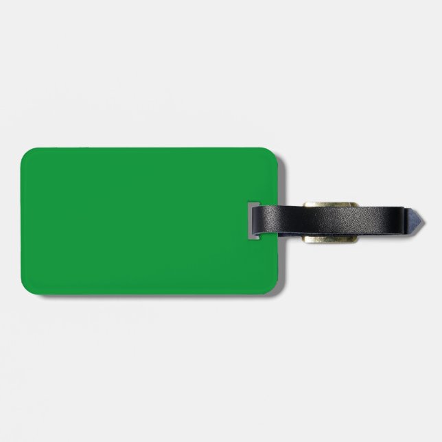 Etiqueta Para Maletas Bandera de Libia (Atrás Horizontal)