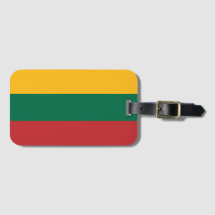 Etiqueta Para Maletas Bandera de Lituania