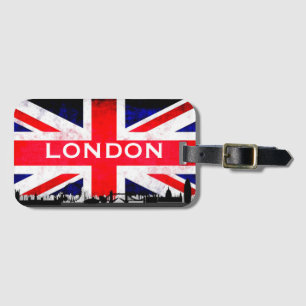 Etiqueta Para Maletas Bandera de Londres