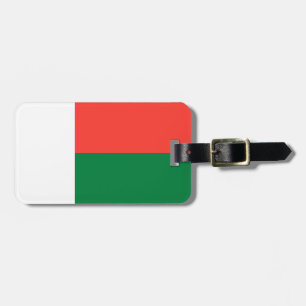 Etiqueta Para Maletas Bandera de Madagascar