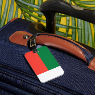 Etiqueta Para Maletas Bandera de Madagascar
