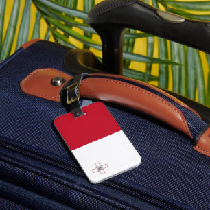 Etiqueta Para Maletas Bandera de Malta