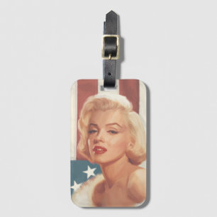 Etiqueta Para Maletas Bandera de Marilyn
