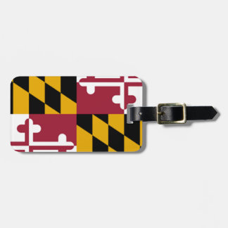 Etiqueta Para Maletas Bandera de Maryland