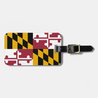 Etiqueta Para Maletas Bandera de Maryland
