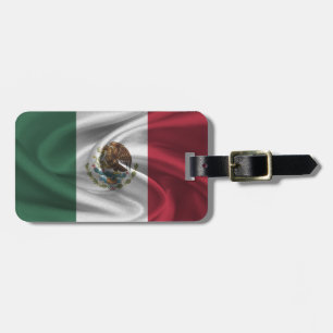 Etiqueta Para Maletas Bandera De México