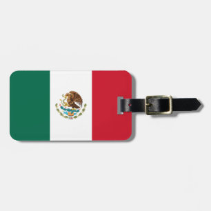 Etiqueta Para Maletas Bandera de México