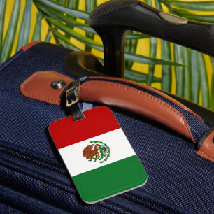 Etiqueta Para Maletas Bandera de México