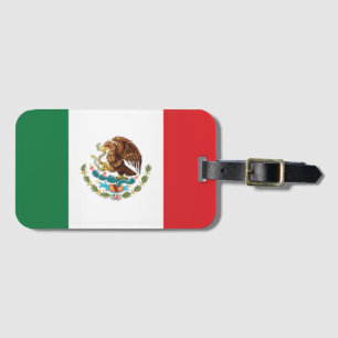 Etiqueta Para Maletas Bandera de México