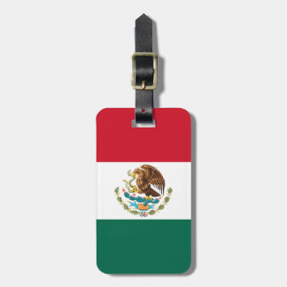 Etiqueta Para Maletas Bandera de México, Bandera de la República Mexican