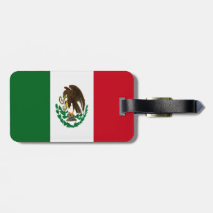 Etiqueta Para Maletas Bandera de México Patriótico