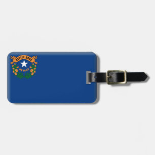 Etiqueta Para Maletas Bandera de Nevada