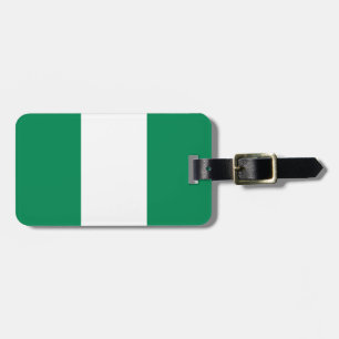 Etiqueta Para Maletas Bandera de Nigeria