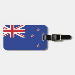 Etiqueta Para Maletas Bandera de Nueva Zelanda