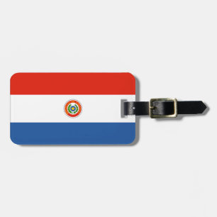 Etiqueta Para Maletas Bandera de Paraguay