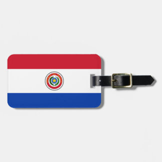 Etiqueta Para Maletas Bandera de Paraguay Easy ID Personal