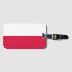 Etiqueta Para Maletas Bandera de Polonia