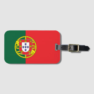 Etiqueta Para Maletas Bandera de Portugal