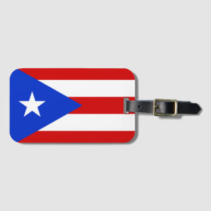 Etiqueta Para Maletas Bandera de Puerto Rico