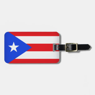 Etiqueta Para Maletas Bandera de Puerto Rico