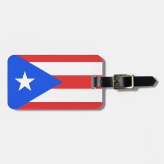 Etiqueta Para Maletas Bandera de Puerto Rico