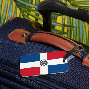 Etiqueta Para Maletas Bandera de República Dominicana