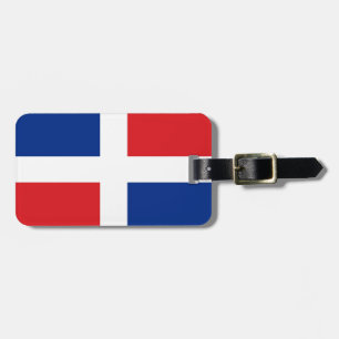 Etiqueta Para Maletas Bandera de República Dominicana