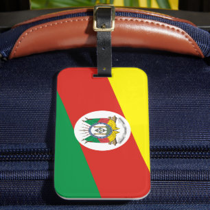 Etiqueta Para Maletas Bandera de Río Grande del Sur - Brasil