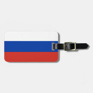 Etiqueta Para Maletas Bandera de Rusia