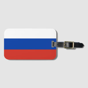 Etiqueta Para Maletas Bandera de Rusia
