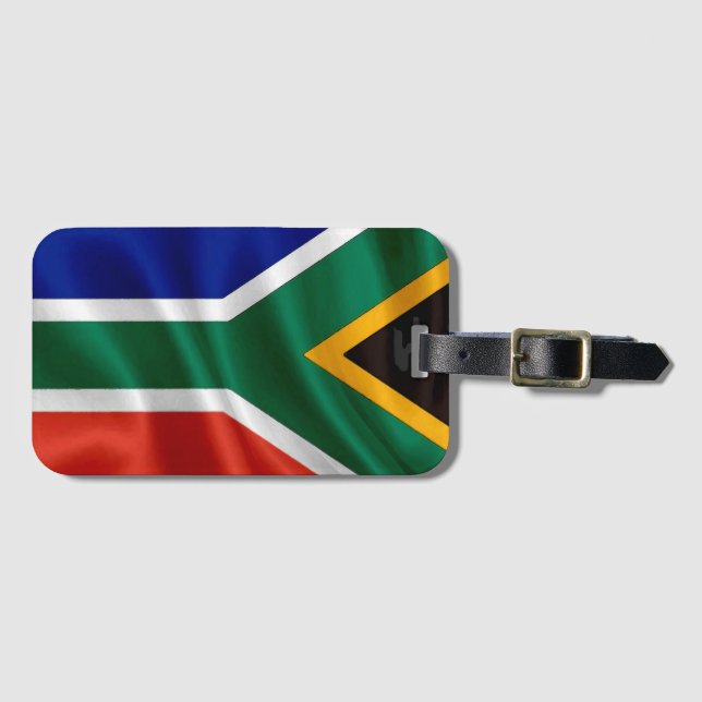 Etiqueta Para Maletas Bandera de SA (Anverso horizontal)