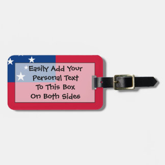Etiqueta Para Maletas Bandera de Samoa Personal Easy ID