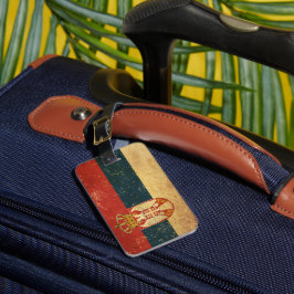 Etiqueta Para Maletas Bandera de Serbia