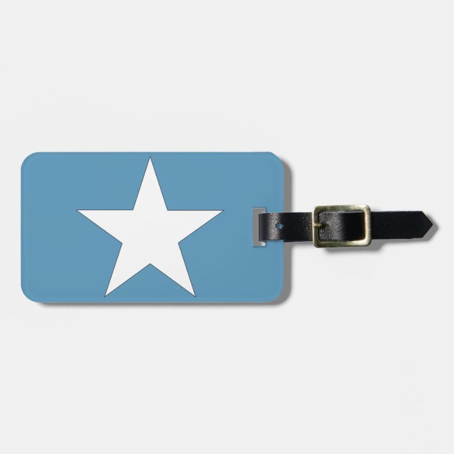 Etiqueta Para Maletas Bandera de Somalia (Frente Horizontal)