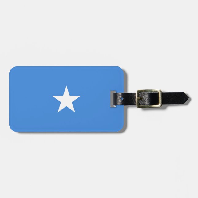 Etiqueta Para Maletas Bandera de Somalia Easy ID Personal (Frente Horizontal)
