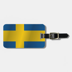 Etiqueta Para Maletas Bandera de Suecia