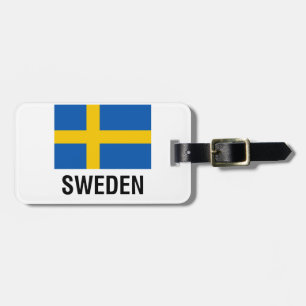 Etiqueta Para Maletas BANDERA de SUECIA